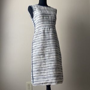 Tory Burch blue and white dress